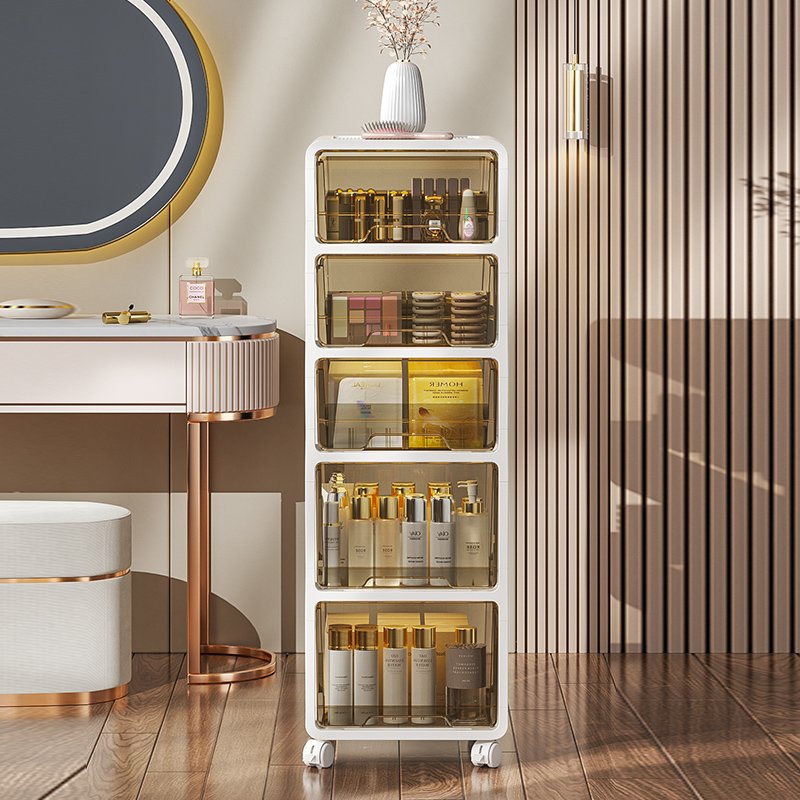 Makeup Organizer Plastic Storage Box Drawer Organizer Cabinet with Drawers