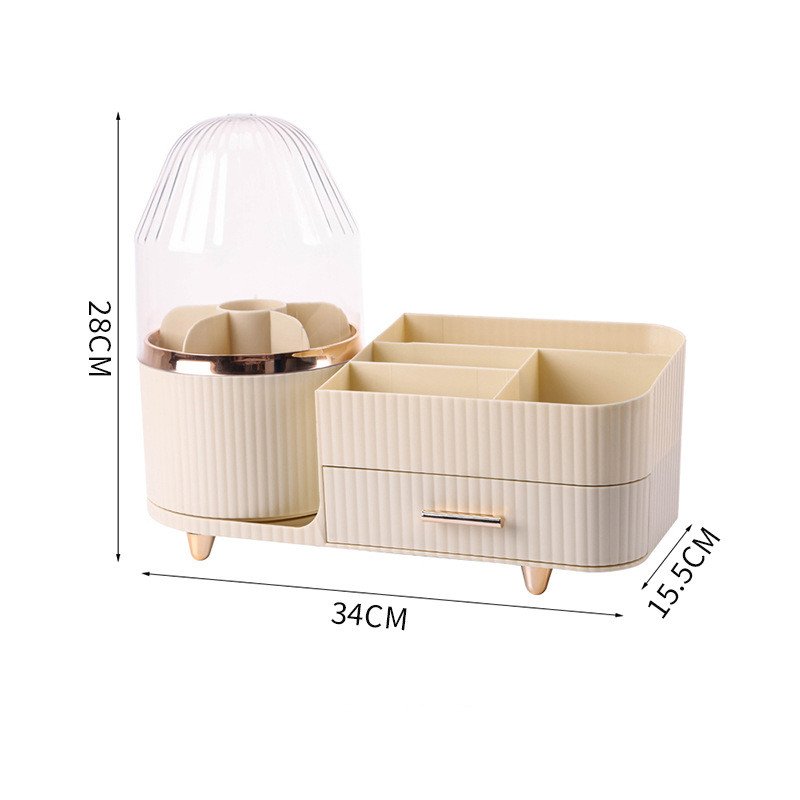 OWNSWING Makeup Storage Box With Drawers Make up Cosmetic Storage Desktop Organizer Fashion Big Capacity For Cosmetics