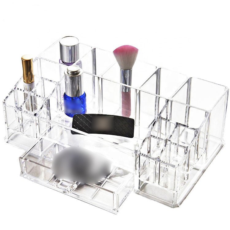 Home Desktop Vanity Multifunction Fashional Makeup Storage Acrylic Cosmetic Drawer Organiser Organizer Sets