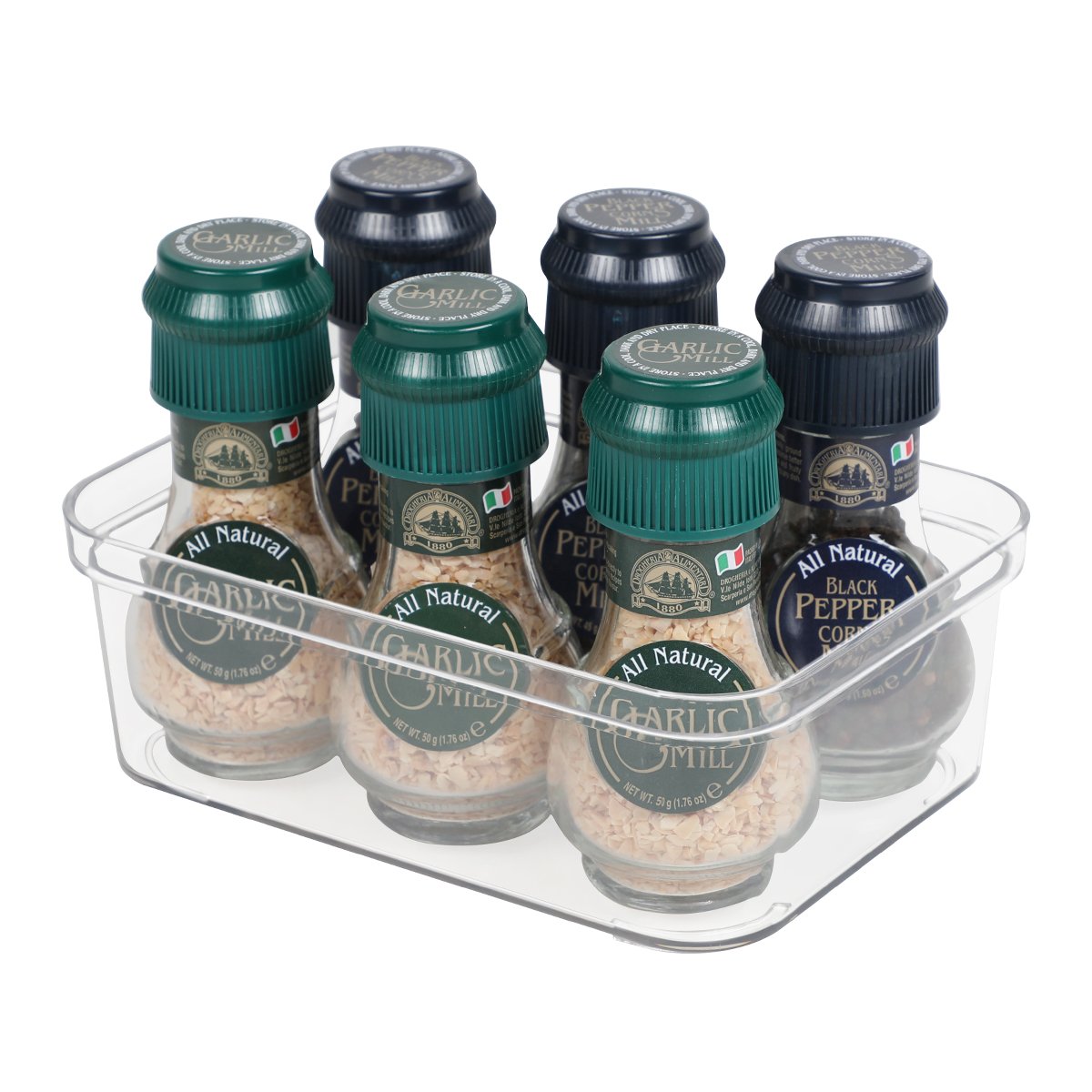 Clear Plastic Makeup & Vanity & Pantry& Home Office Desk and Drawer Storage Organizers
