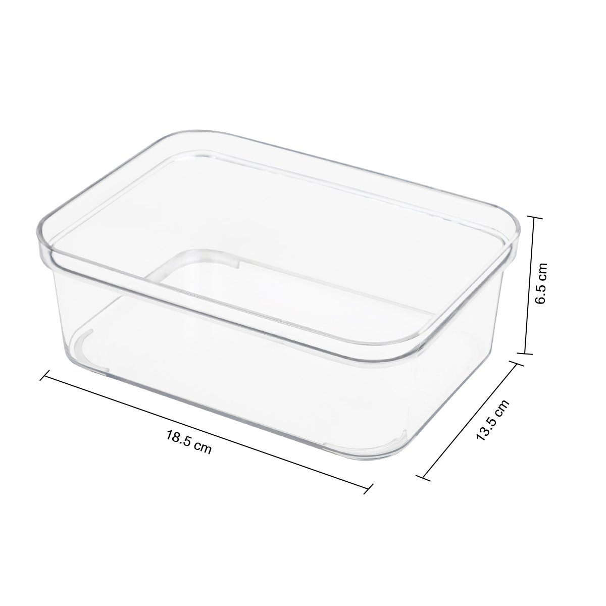 Clear Plastic Makeup & Vanity & Pantry& Home Office Desk and Drawer Storage Organizers