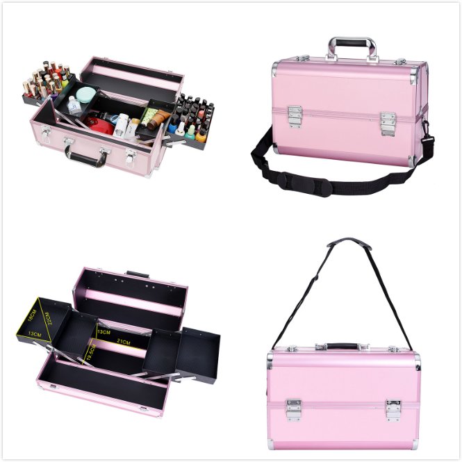 Beauty Cosmetic Case Travel Makeup Storage Box