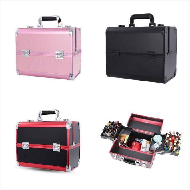Beauty Cosmetic Case Travel Makeup Storage Box