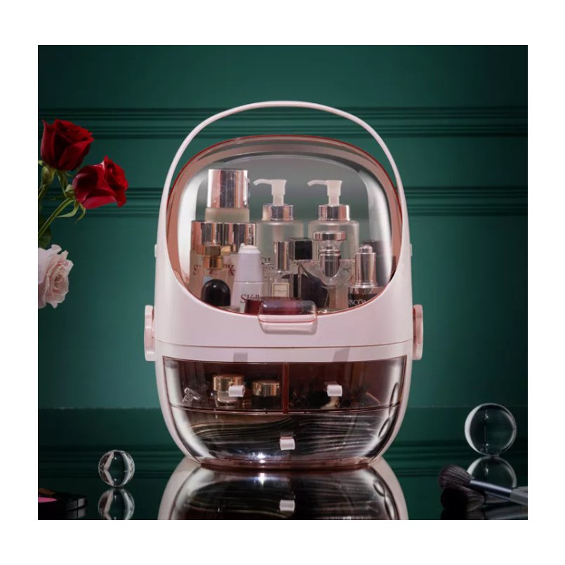 YIKEYOU New Design fashion big capacity cosmetic storage box Jewelry Storage Boxes makeup organizers