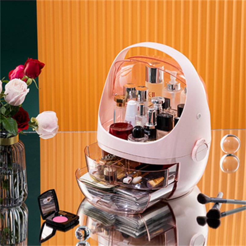 YIKEYOU New Design fashion big capacity cosmetic storage box Jewelry Storage Boxes makeup organizers