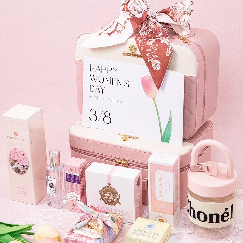 High-Grade Light Luxury Handheld Makeup Bag Practical Christmas Birthday Teacher's Day Bridesmaid Return Companion Gift