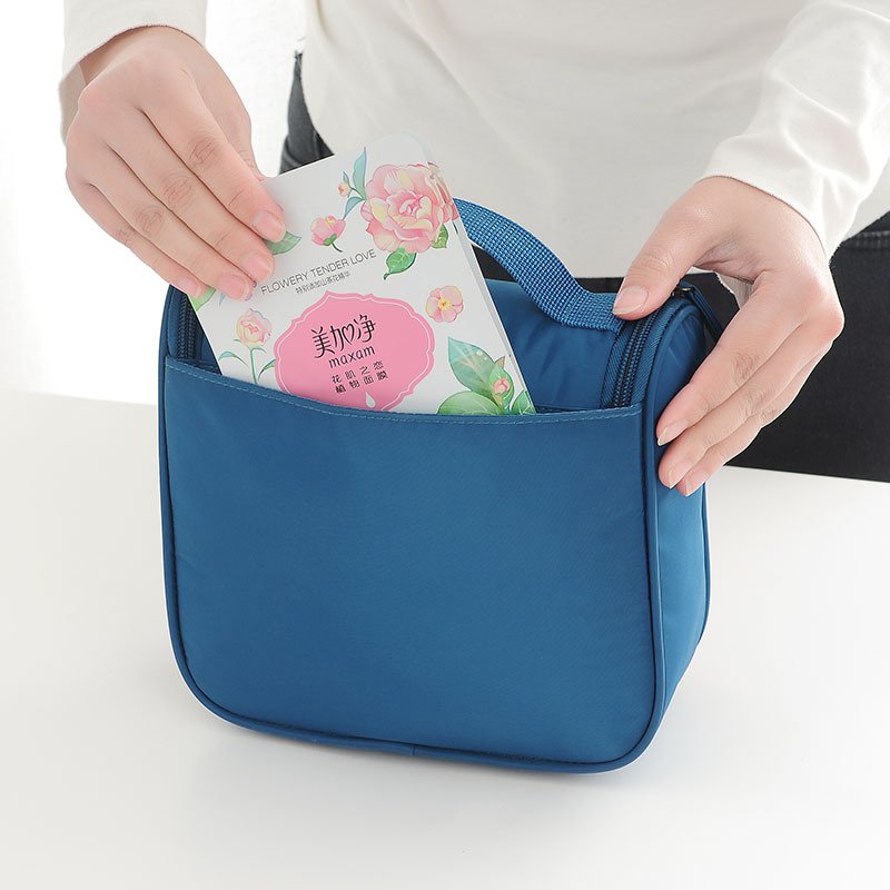 Makeup bag Large capacity candy color travel portable toiletry bag Sundries organize makeup storage bag