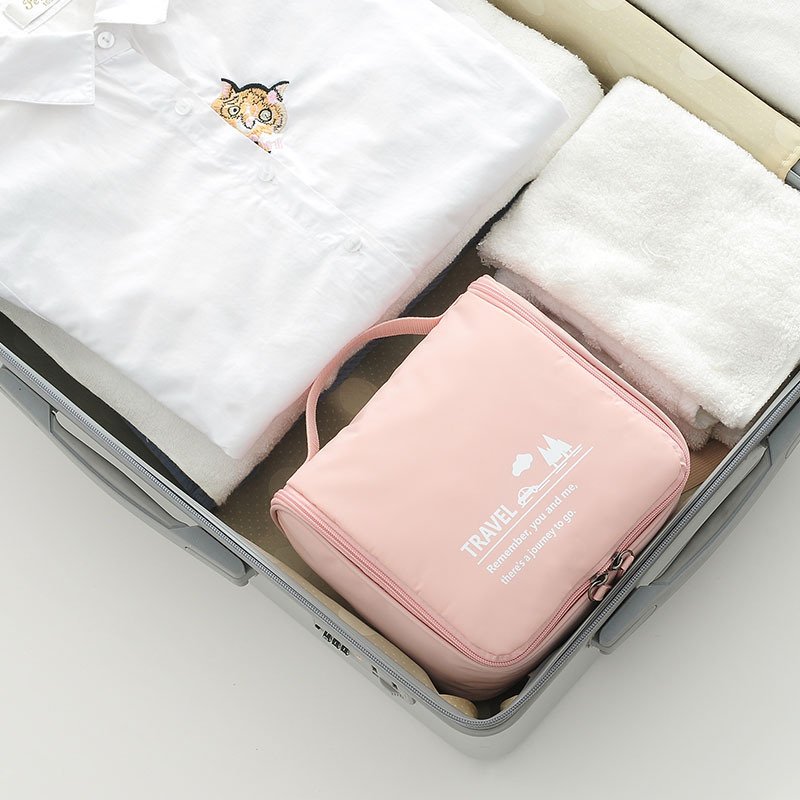 Makeup bag Large capacity candy color travel portable toiletry bag Sundries organize makeup storage bag