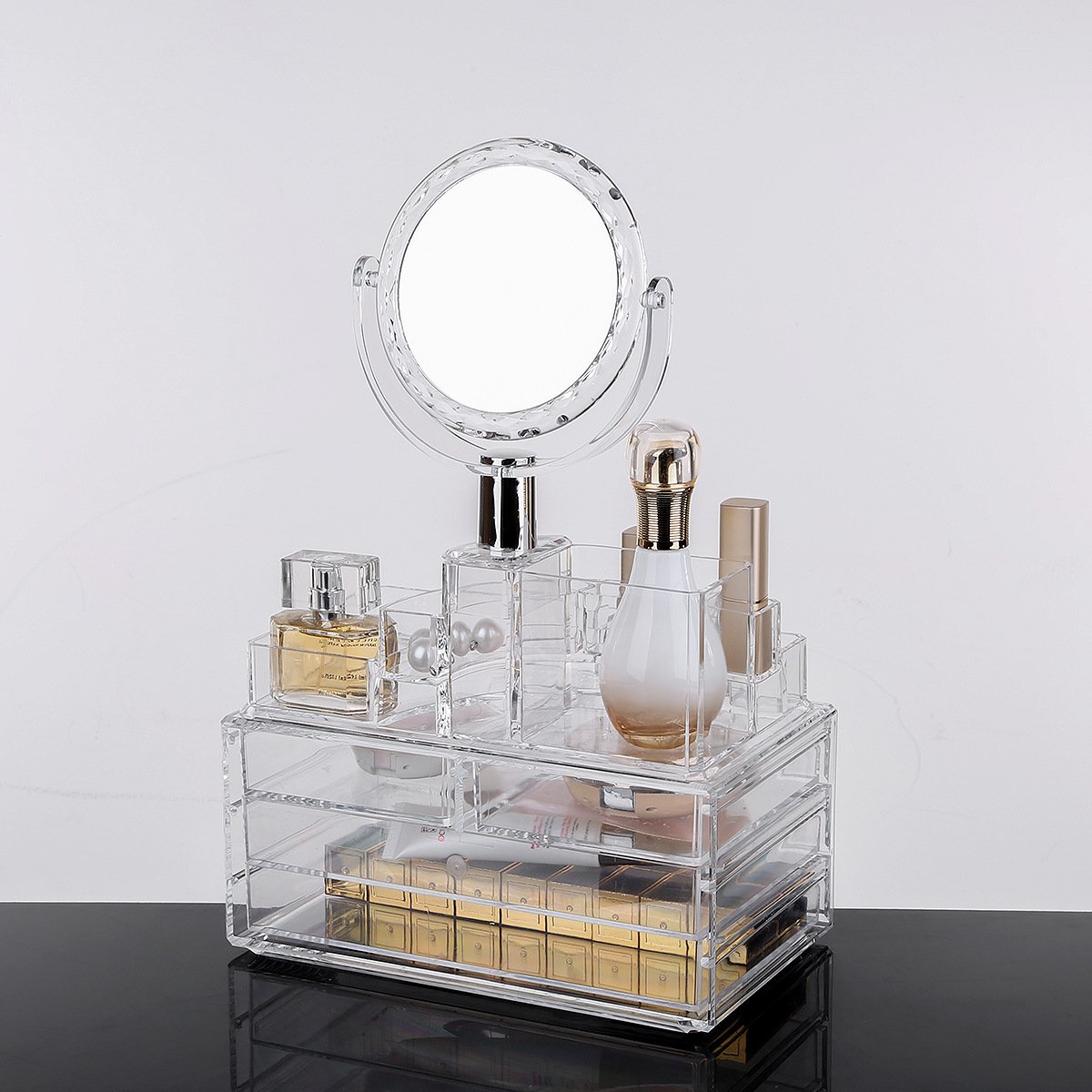 Brand New High Quality MakeUp Drawer Perfume Organizer Counter lipstick Cosmetic Display Skin Care Vanity Box With Brand new