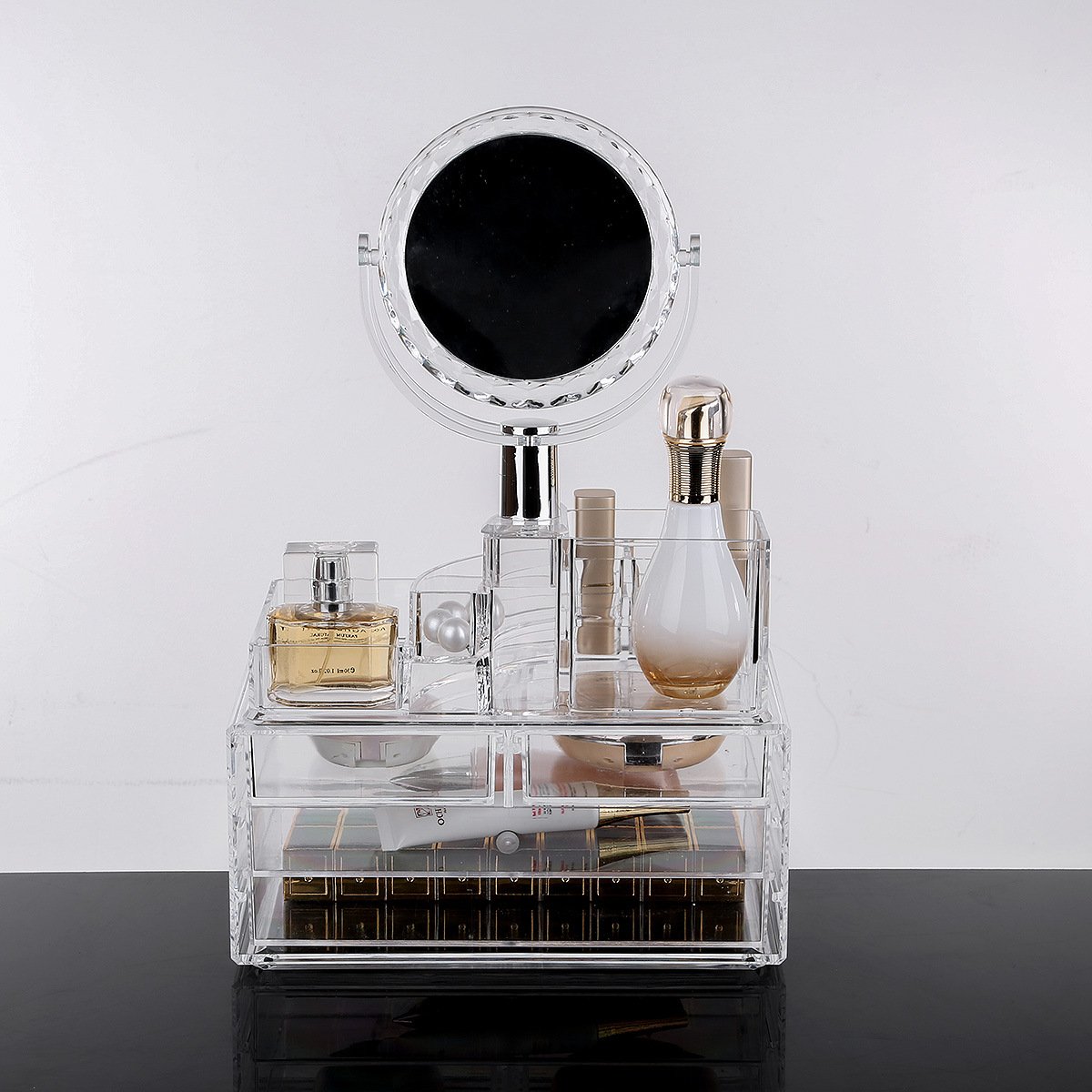 Brand New High Quality MakeUp Drawer Perfume Organizer Counter lipstick Cosmetic Display Skin Care Vanity Box With Brand new
