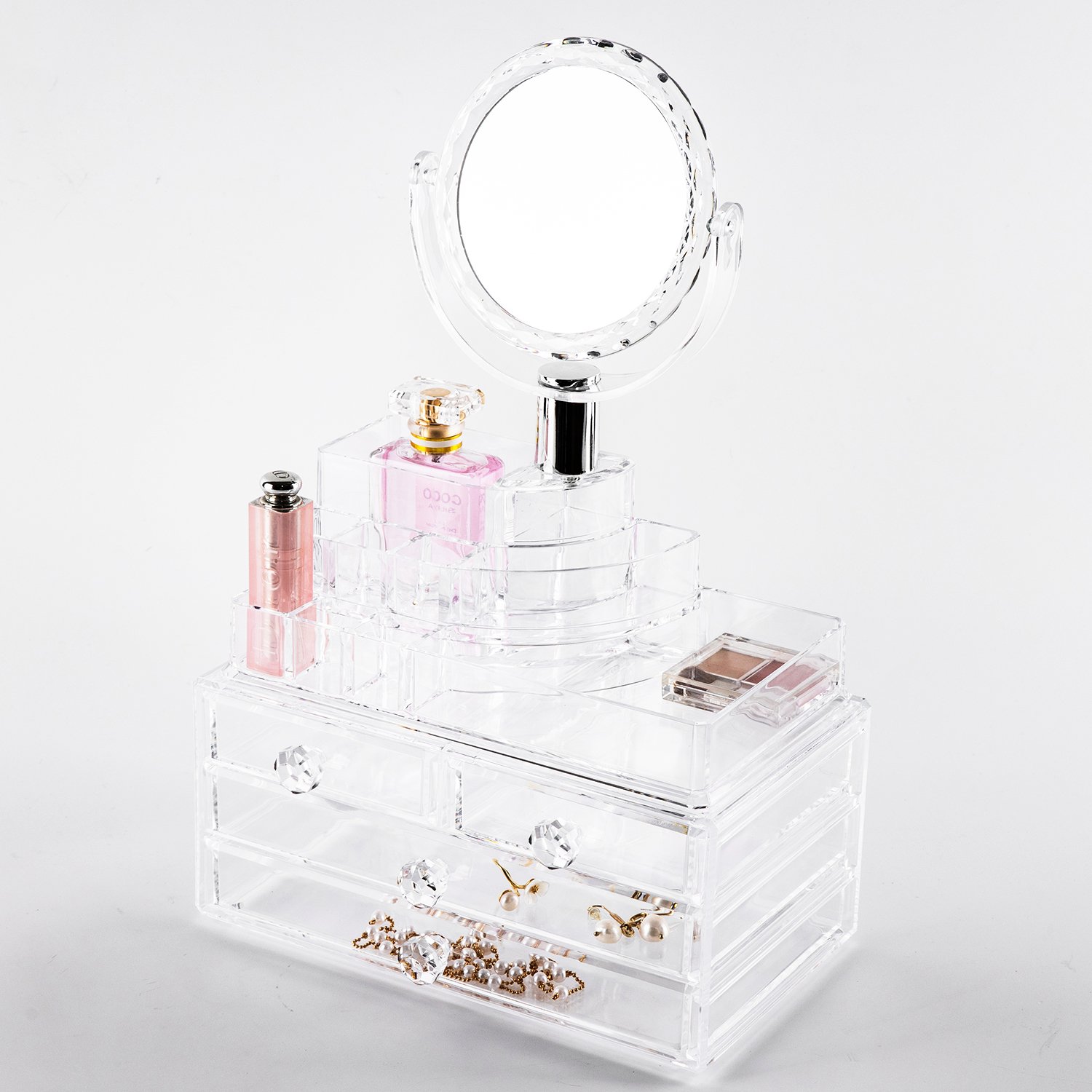 Brand New High Quality MakeUp Drawer Perfume Organizer Counter lipstick Cosmetic Display Skin Care Vanity Box With Brand new