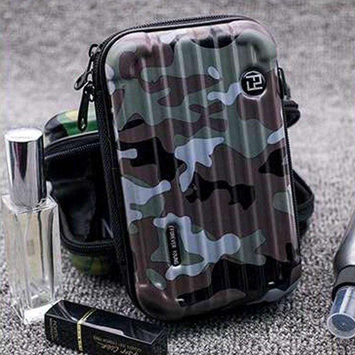 Multi-functional Mini PC Makeup Bag Drop Glue Logo Pattern Printing Toiletry Bag Single Shoulder Crossbody Bag Manufacturer
