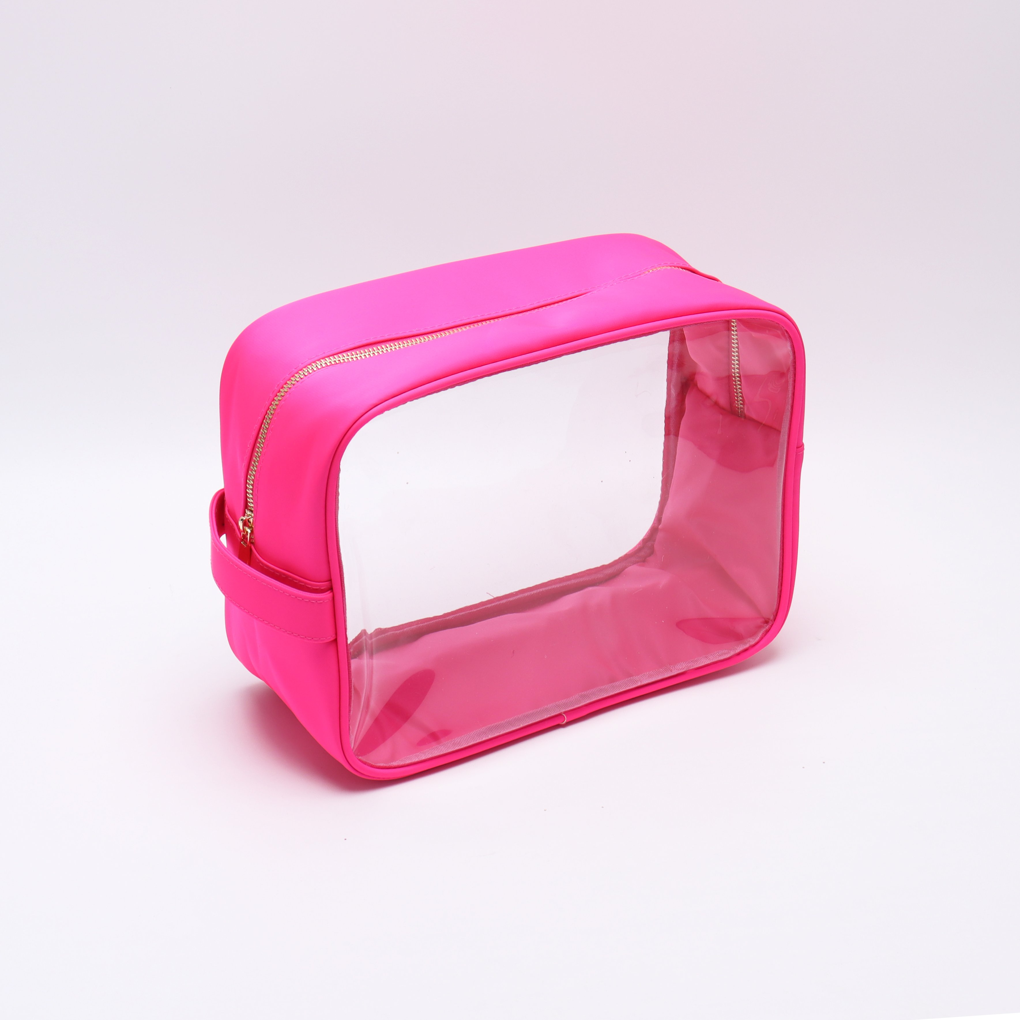 NO MOQ 2023 new clear zipper pouches clear plastic zipper pouch Makeup Bag clear nylon pouch