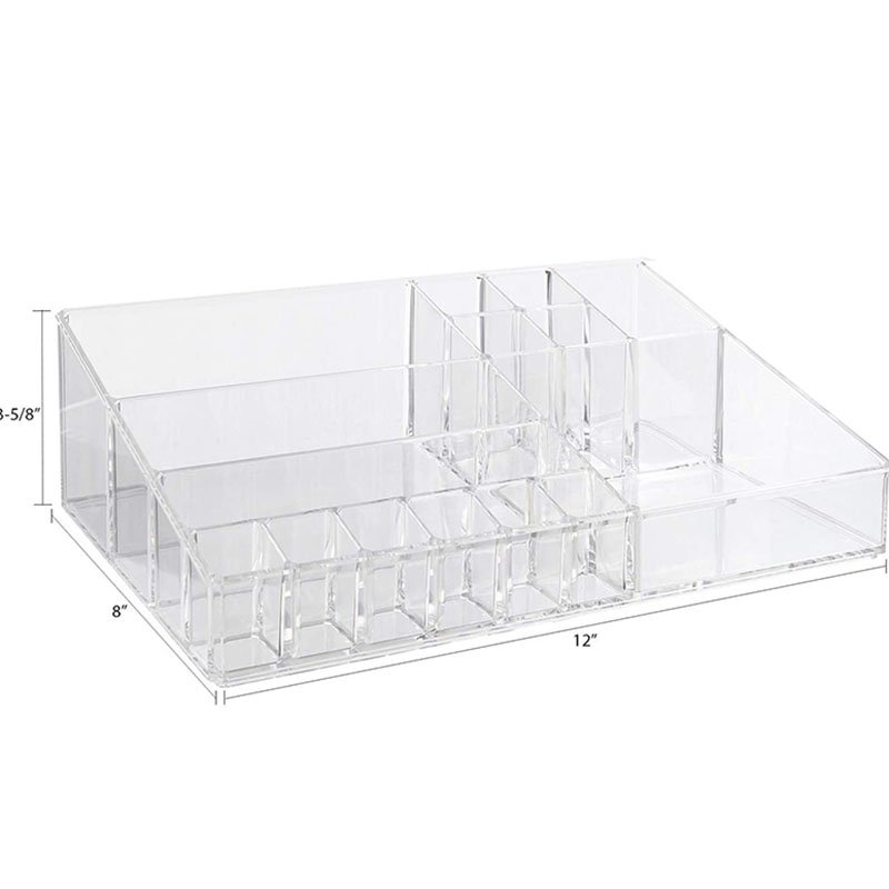 Transparent Acrylic Cosmetic Organizer Box Storage Makeup with Lids for Home Storage & Organization