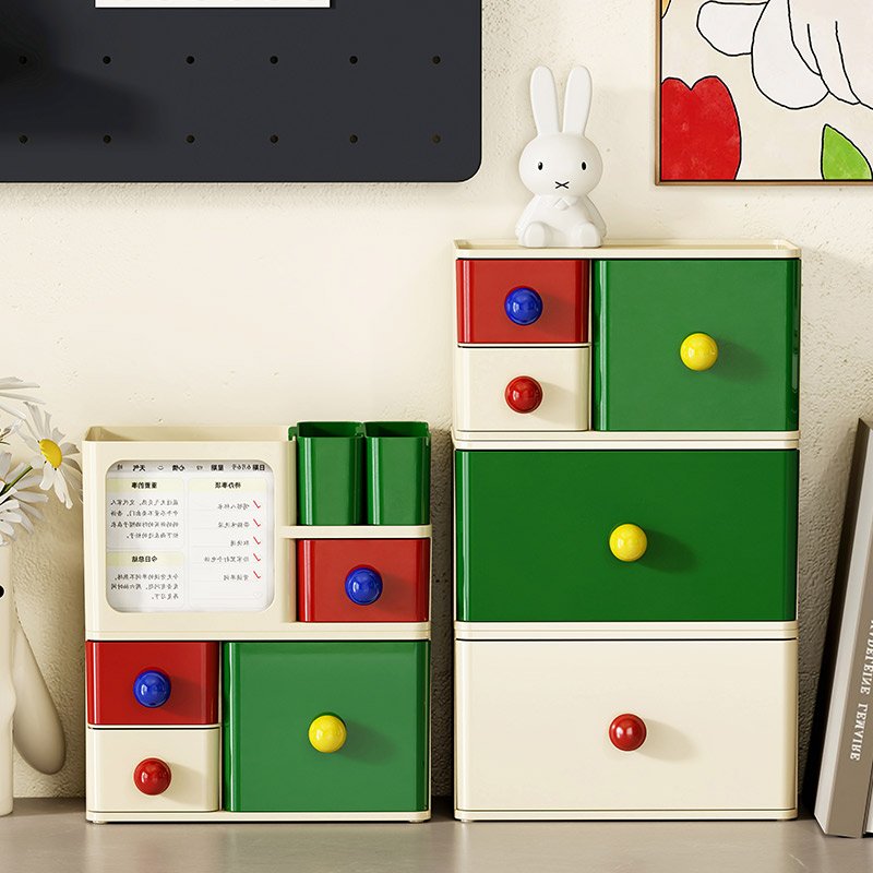 Superimposable Dustproof Desk Drawer Organizer Stationery Storage Box and Sundry Storage Bin