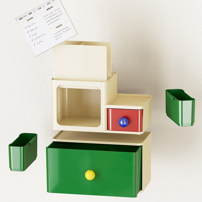 Superimposable Dustproof Desk Drawer Organizer Stationery Storage Box and Sundry Storage Bin