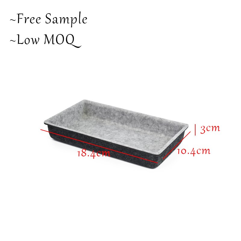 Desk Organizer Multi-Use Felt Drawer Organizers Tray for Office Drawer Makeup Organizer