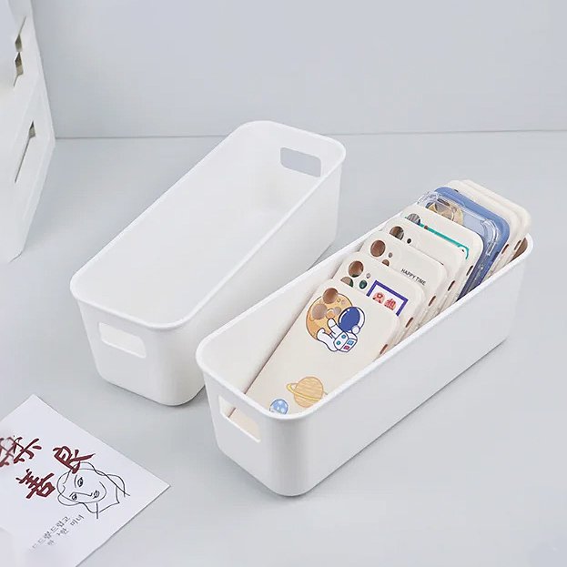 Storage Box Hot Sale Desktop Finishing Bathroom Portable Sundries Plastic Plastic Containers with Lids Plastic Bins Modern
