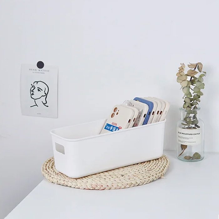 Storage Box Hot Sale Desktop Finishing Bathroom Portable Sundries Plastic Plastic Containers with Lids Plastic Bins Modern
