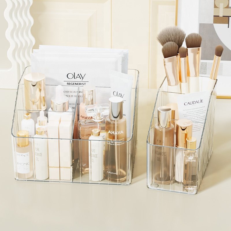Dresser organizer beauty accessories Skincare Jewelry Lipsticks Cosmetic Container Desktops Clear Makeup Vanities Storage Boxes