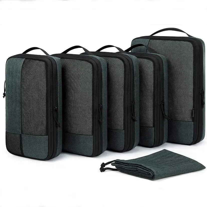2024 custom style New Design High Quality Compression packing Cubes Set Luggage Packing Cubes Organizer