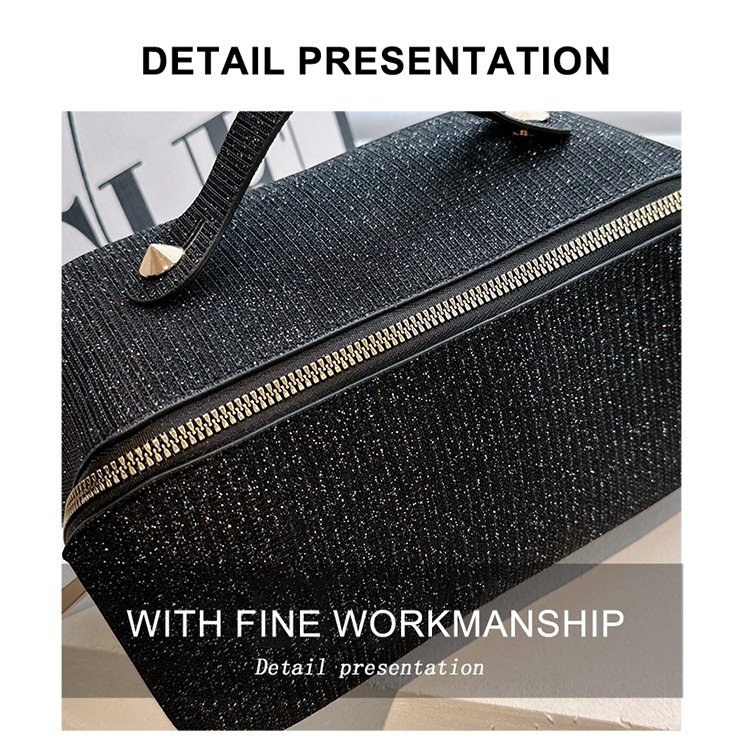 High appearance level cosmetic bag large capacity cosmetic storage bag portable storage organ bag