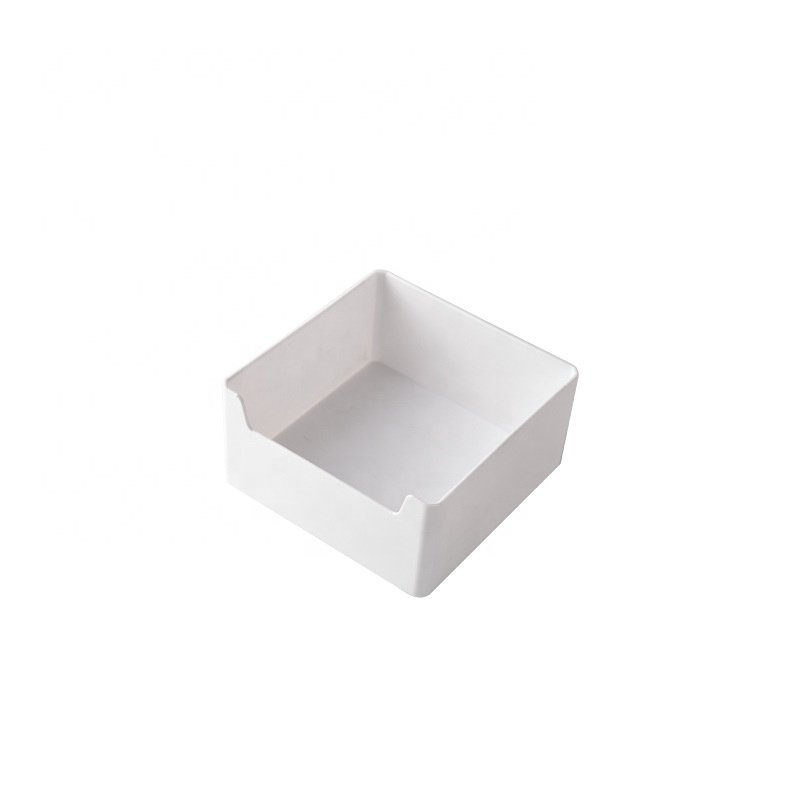 White Versatile Drawer Organize Storage Box Storage Sorting Box for Office Plastic Europe Office Organizer Flexible 1pcs/opp Bag