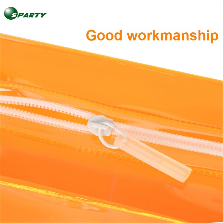 New OEM Custom Logo Biodegradable Plastic Transparent Women Beauty Zipper Pouch Travel Makeup Tool Bag PVC Clear Cosmetic Bag