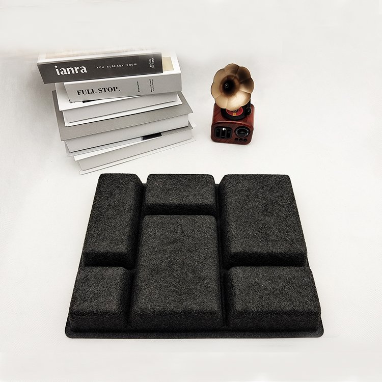 Multifunction custom drawers dividers felt storage bins felt product pressed drawer organizers trays