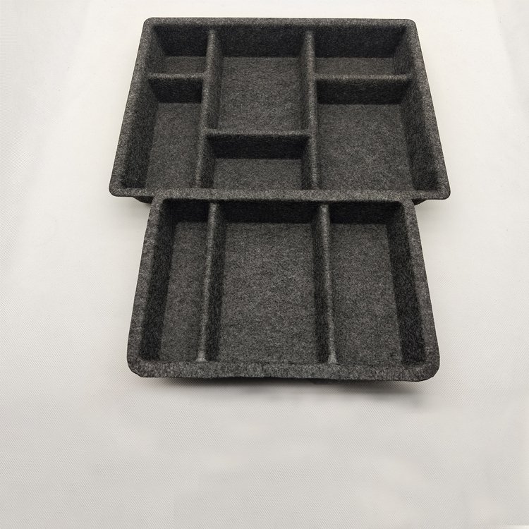 Multifunction custom drawers dividers felt storage bins felt product pressed drawer organizers trays