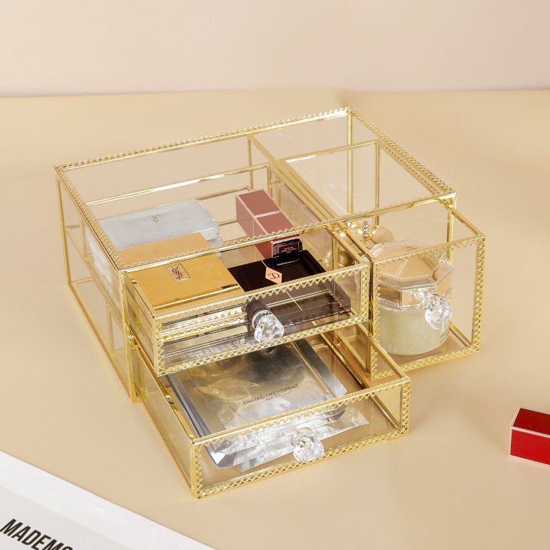 Makeup Organizer Perfume Lipstick Brush Lash Eye shadow Foundation Storage Box,Acrylic Vanity Cosmetic Make Up Makeup Organizer