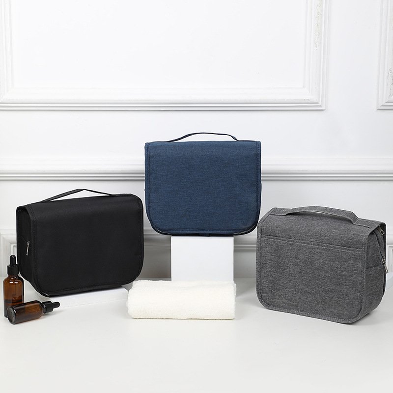 Factory wholesale large volume wash bag simple high appearance level cosmetics storage bag waterproof fashion hook wash bag