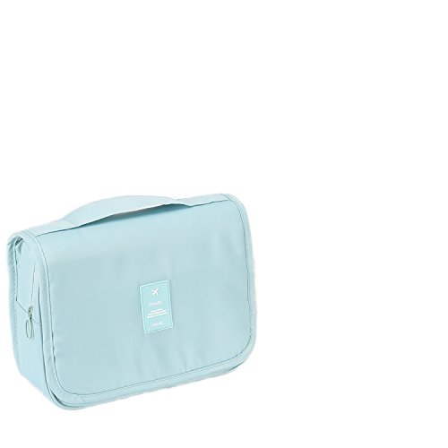Hanging Toiletry Bag - Large Cosmetic Makeup Travel Organizer for Men Women with Sturdy Hook & Brush Box Case