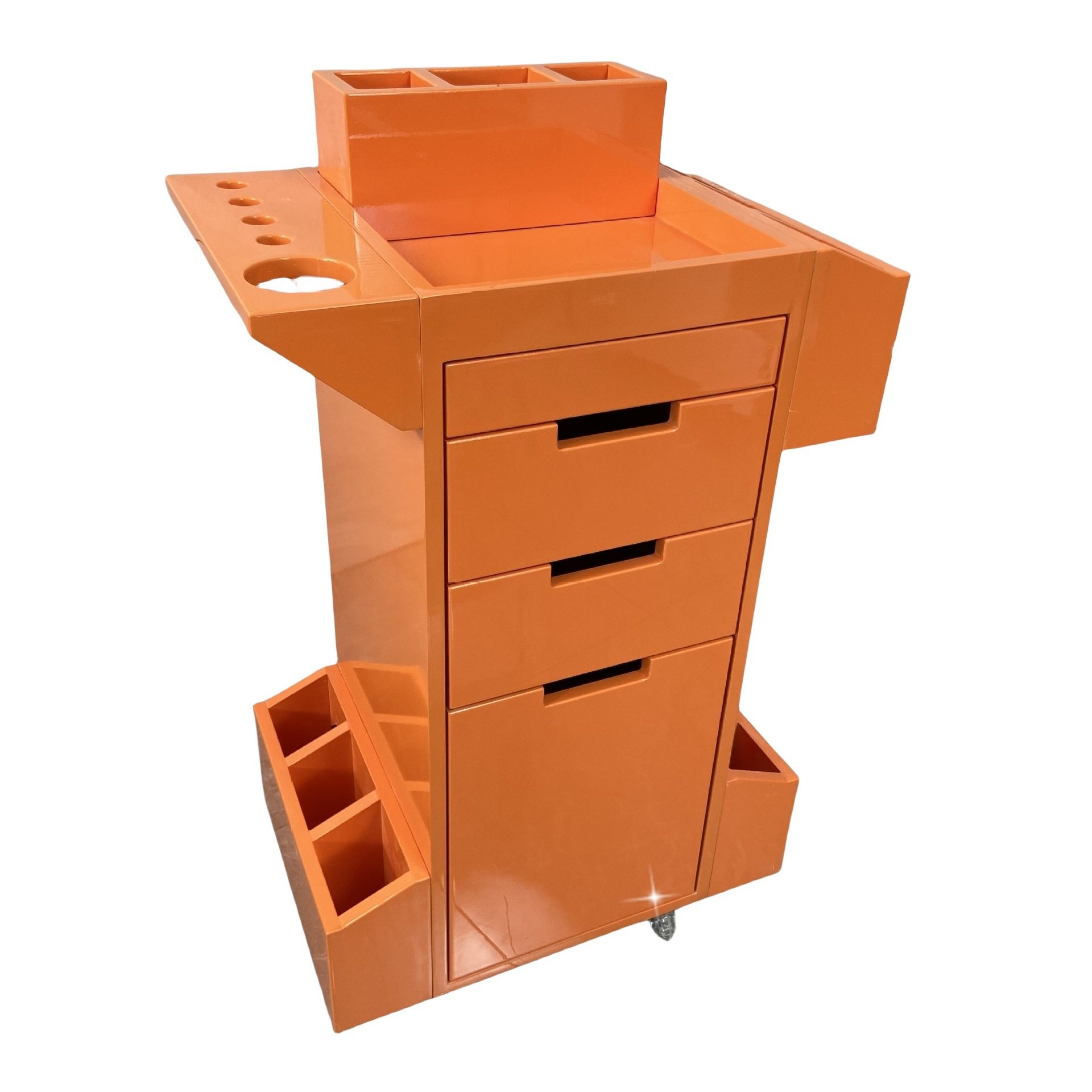 Professional hair salon spa Barbershop tool Hair salon hairdresser cutting makeup cabinet organizer case trolley for salon