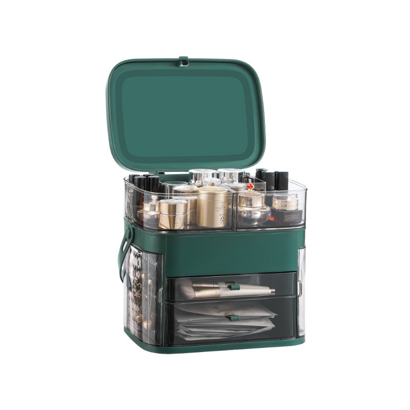 Factory directly Good Price new cosmetic storage box with led light