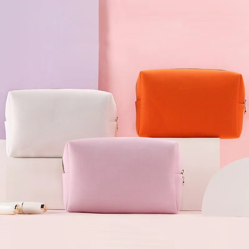 Custom Cotton Heavy Duty Multi-Purpose Canvas Alloy Zipper Cosmetics Makeup Travel Organizing Pouch Bag