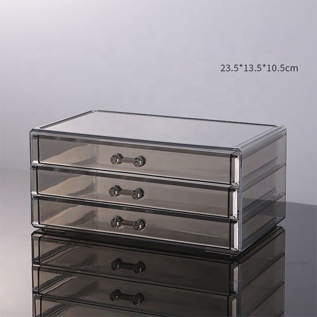 Cosmetic Makeup Jewelry small part mini drawer organizer plastic organizing box