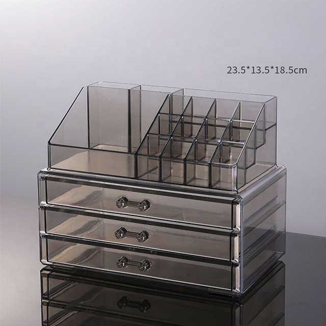 Cosmetic Makeup Jewelry small part mini drawer organizer plastic organizing box