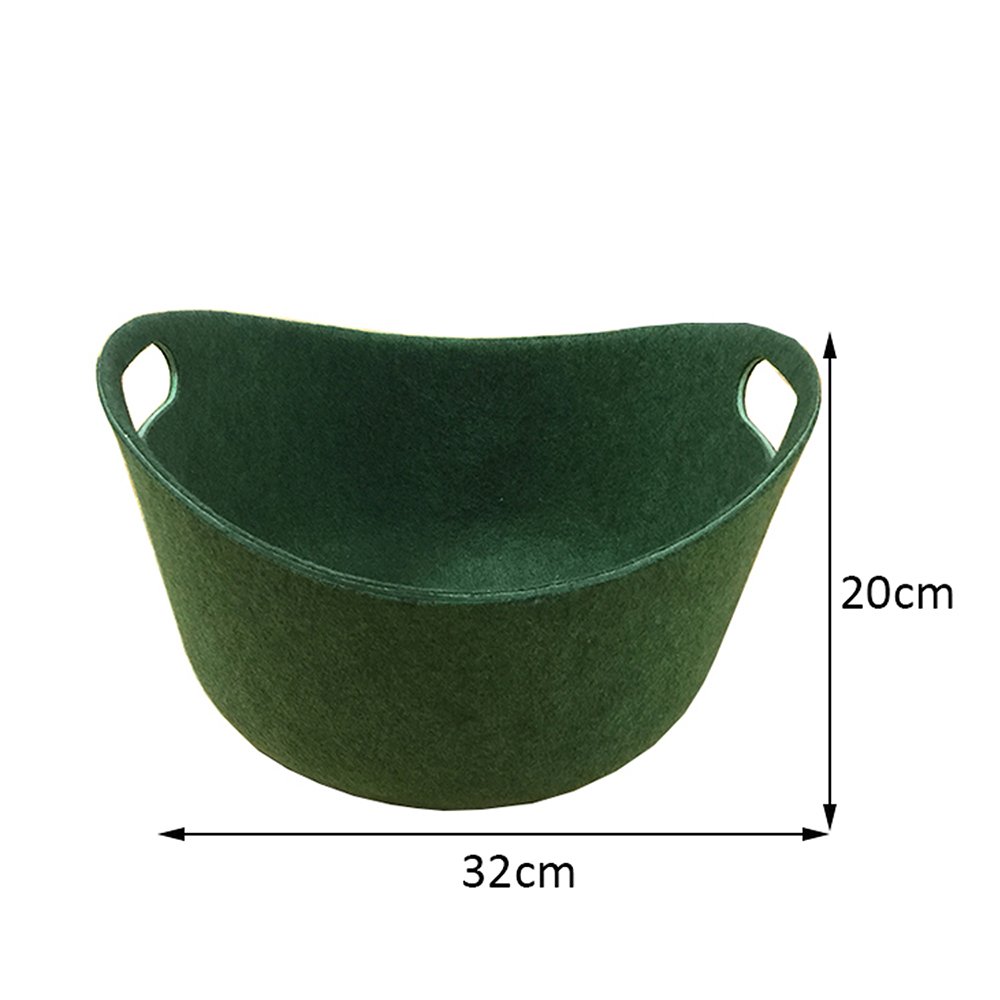 PET Storage Baskets Felt Storage bin Drawers Organizers Bins organizie Box with Handles for Toys Books Clothes Makeup orgnize
