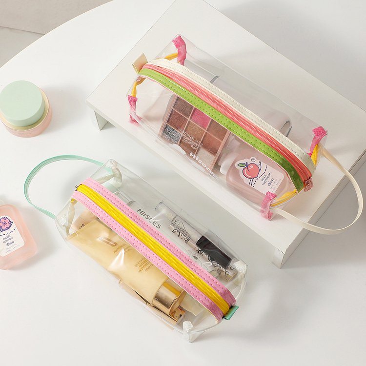 2024 New style Custom Pvc Zipper Pen Bag for Kids School Pencil Cases Stationery Pencil Pouch