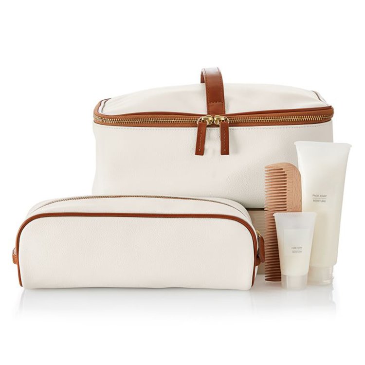 Custom Logo Cosmetic Travel Bag Makeup Pouch Set with Waterproof Toiletry Bags