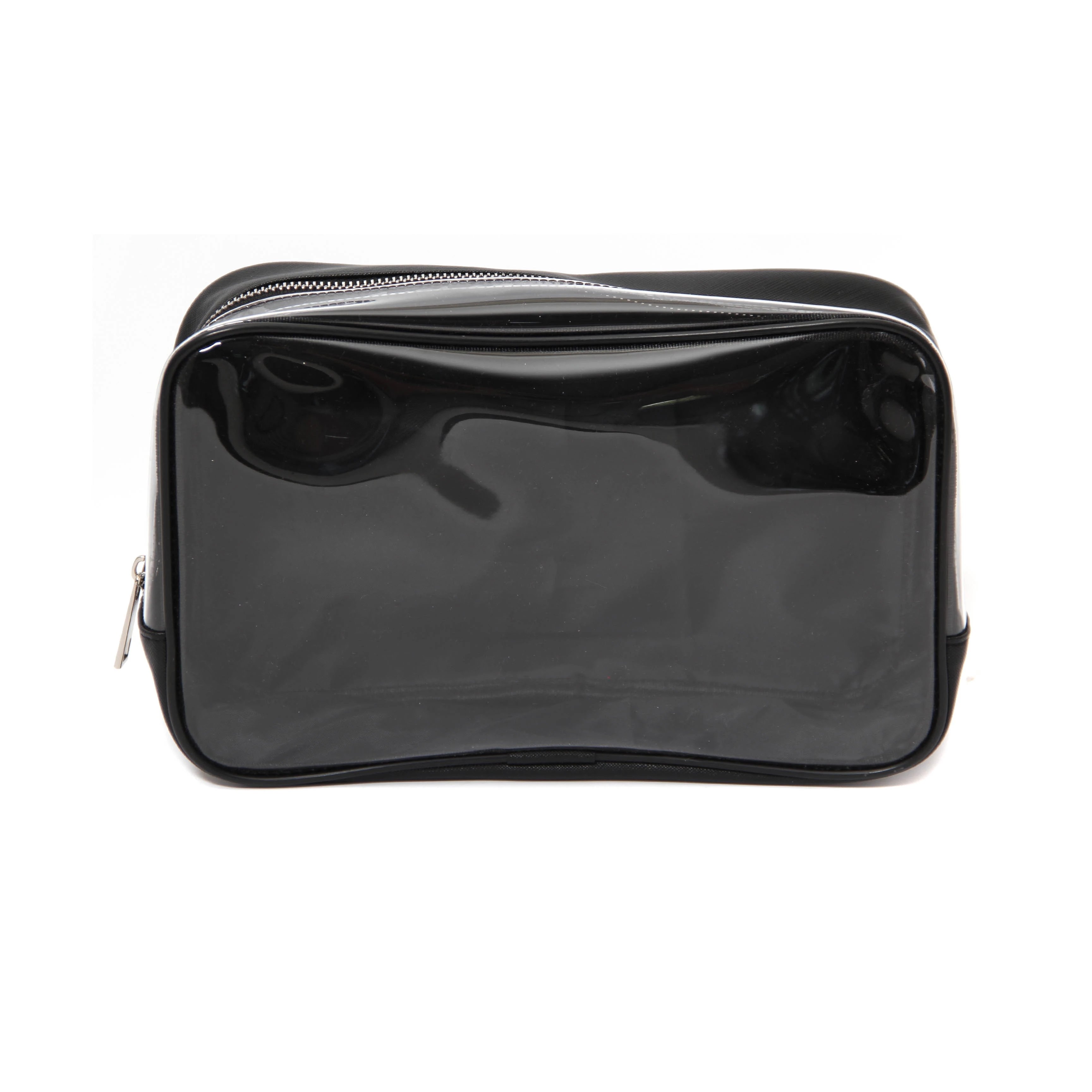 Factory Customize Waterproof Transparent Clear PVC Saffiona PU Cosmetic Bags Travel Makeup Organizers Storage Case Waterproof