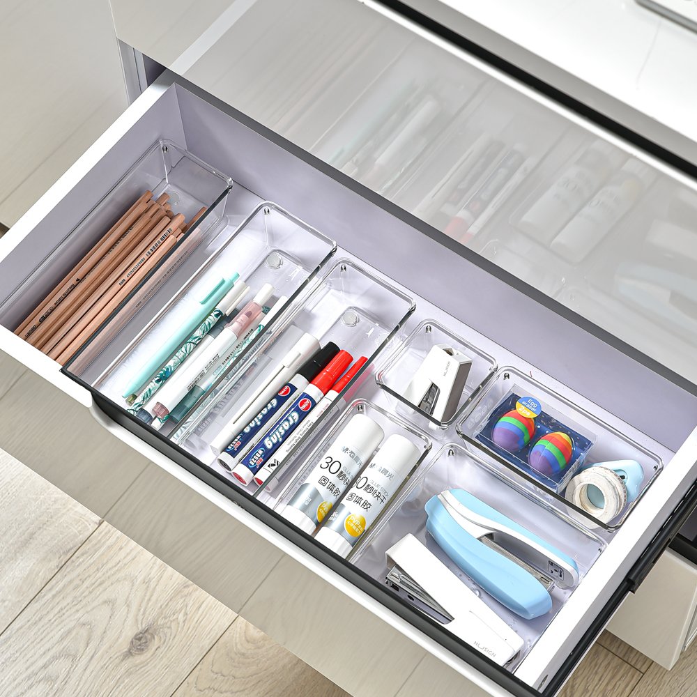 Cosmetic Multi-Function Storage Different Size Capacity Makeup Organizer Plastic Drawer Organizer