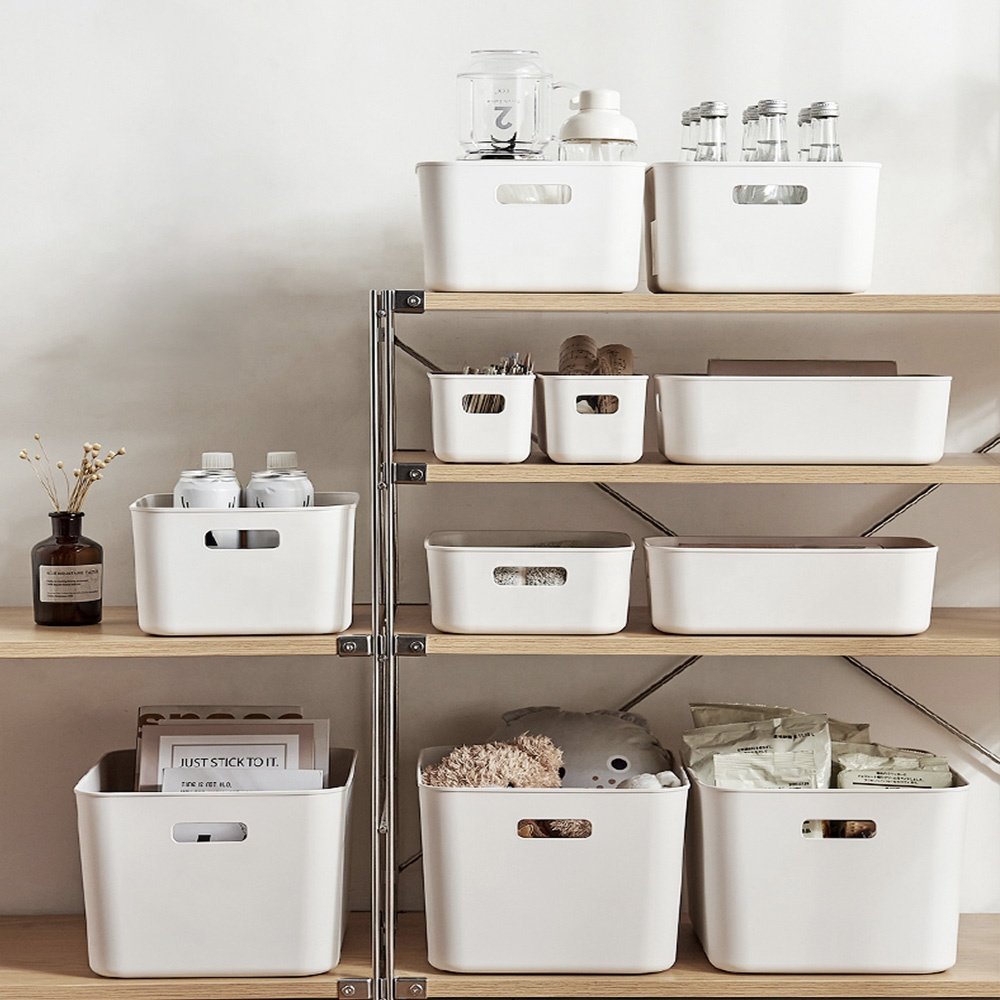 Organizer Collection Storage Baskets with Handle Space Saving Multi-purpose Storage Box OEM and ODM