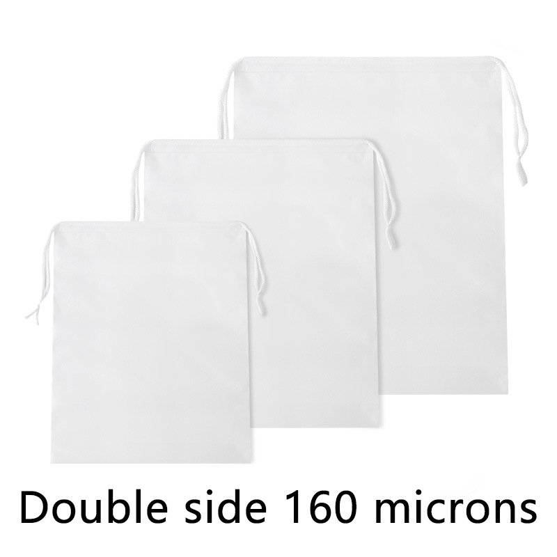 Wholesale Plastic Packaging waterproof travel shoe bag drawstring shoe organize storage bag