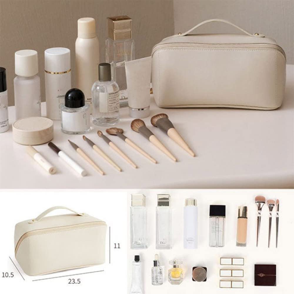 Wholesale Personalized Custom Kit Organizer Cosmetic Bag Toiletry Bag Travel Shaving Genuine Leather for Men Makeup Organizers