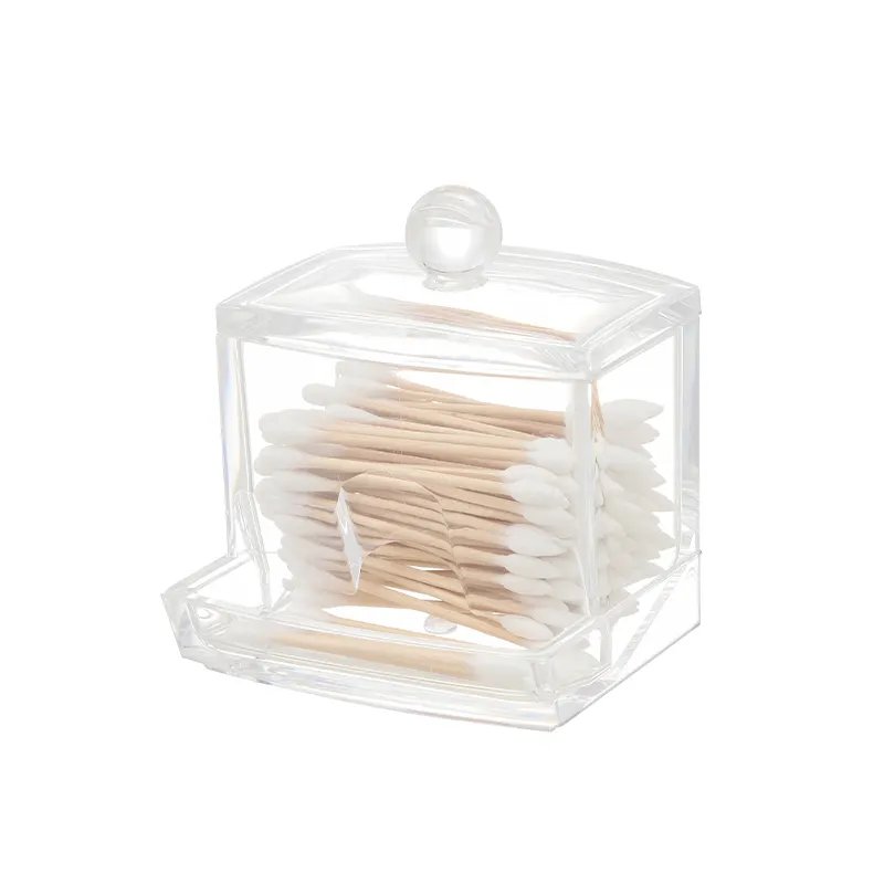 CY Transparent Dust Proof Design Desk Organizers Plastic Cosmetic Makeup Sticks Storage Box
