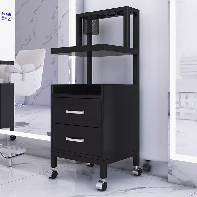 Makeup Saloon Equipment Gold Pink Silver Metal Nail Trolley Case Cart Hair Hairdressing Beauty Salon Trolley