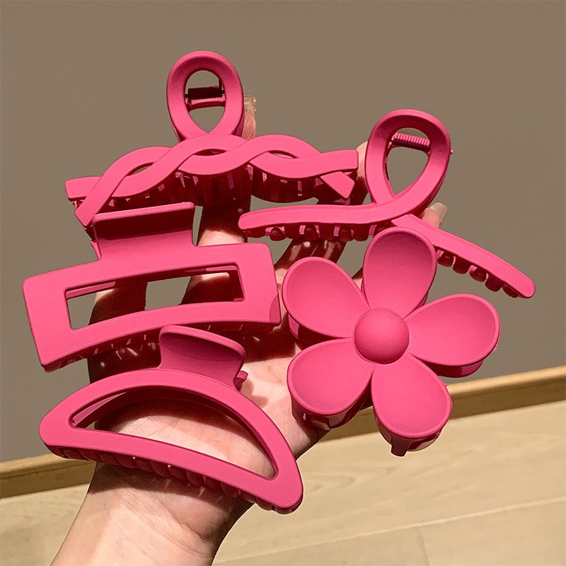 8PCS Hair Claw Clips With Multi-Styles Flower Claw Clips For Thick Hair Makeup Hair Clips For Women High Quality