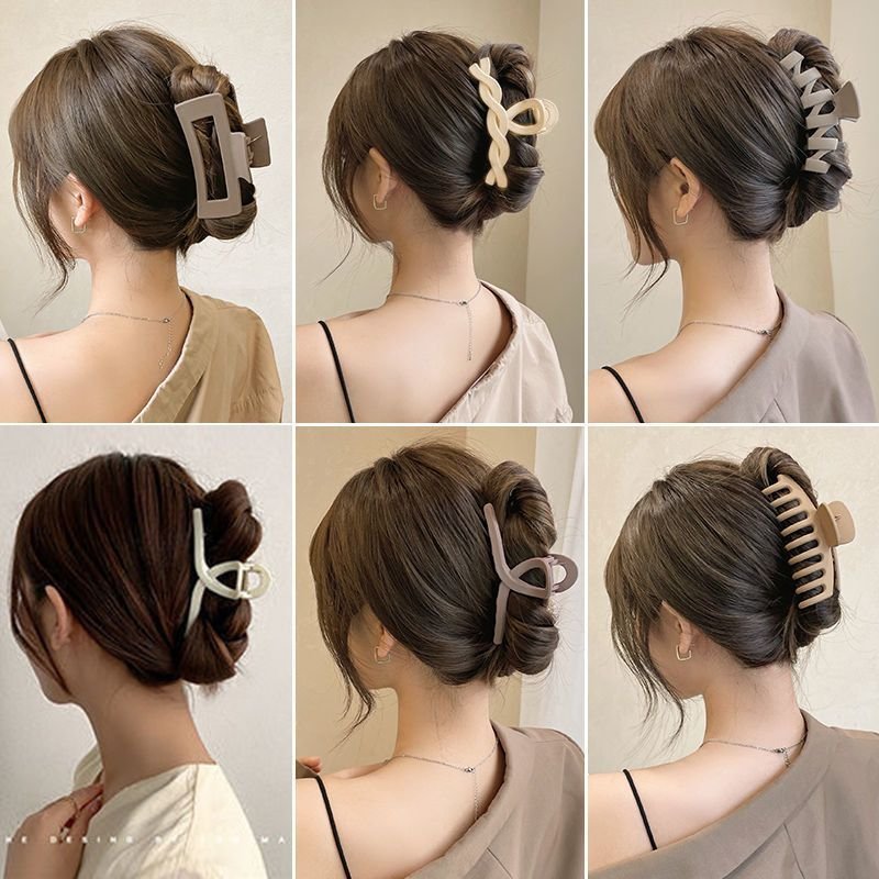 8PCS Hair Claw Clips With Multi-Styles Flower Claw Clips For Thick Hair Makeup Hair Clips For Women High Quality